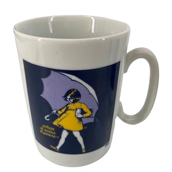 Set of 3- VINTAGE MORTON SALT PORCELAIN COFFEE Mug 1921,1956,1968 Japan Made - Picture 2 of 6